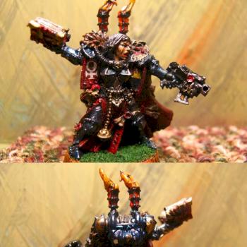 Sisters of Battle Canoness by Paul Humphrey