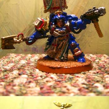 Space Marine Terminator Librarian by Paul Humphrey