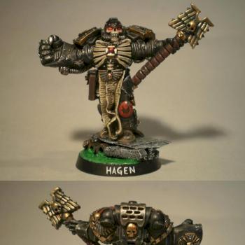 Blood Angels Chaplain/Reclusiarch by Hagen92