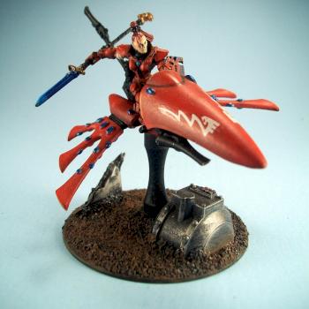 Eldar Farseer on jetbike by Lucious