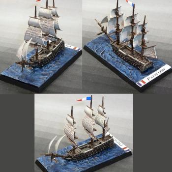Napoleonic French Ship of the Line by Kodos der Henker