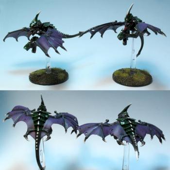 Tyranid Gargoyles by sirean syan