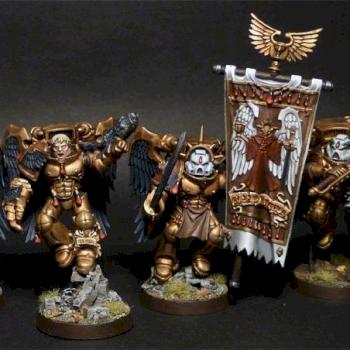 Blood Angels Sanguinary Guards by SkymaN