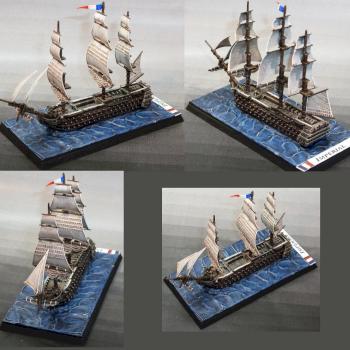 Napoleonic French Ship of the Line by Kodos der Henker
