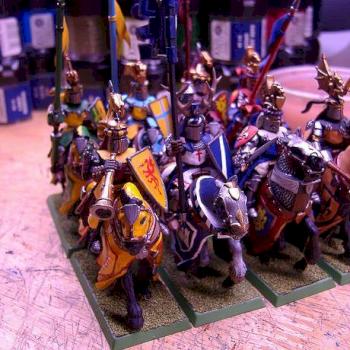 Bretonnian Knights by otnielcamacho