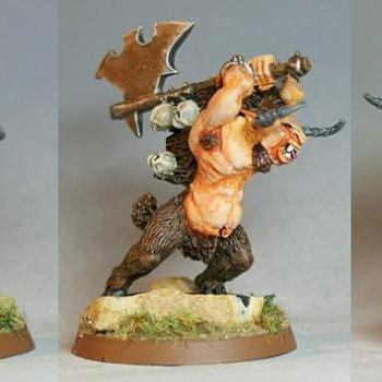 Crazed Minotaur Cultist by Seamusoh