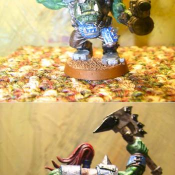 Ork Nob by Paul Humphrey