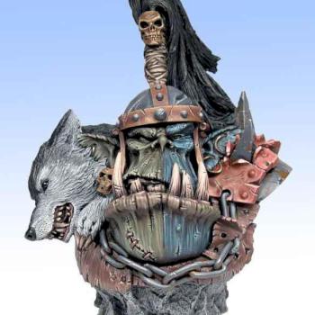 Orc Warlord Bust - Forgeworld by Brokenblade