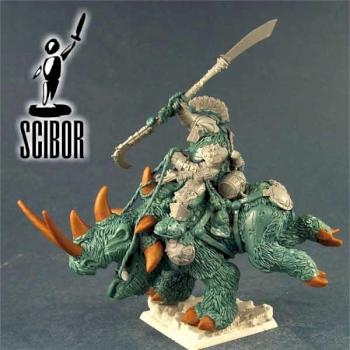 OGRE KINGDOMS Ogre Tyrant on Rhinox - converted by Scibor