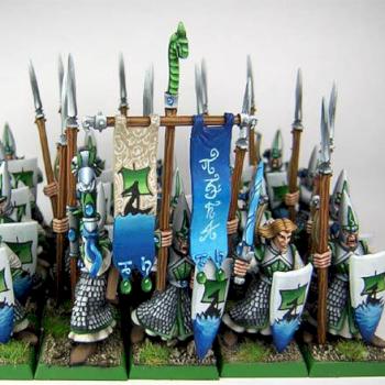 High Elf Spearmen Unit by Astonia