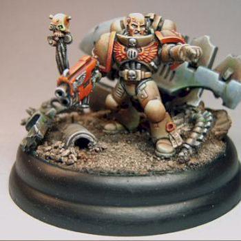 sergent space marine with necron by fix