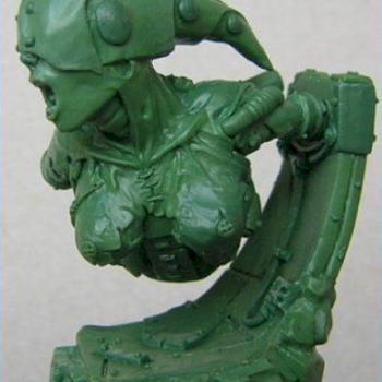 female ciborg bust by ergman