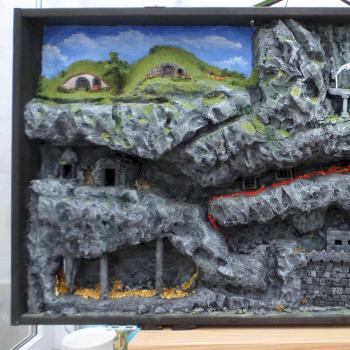 diorama lotr by Celeday
