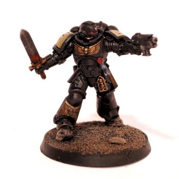 Black Templars Primaris Lieutenant by Grim Factorum