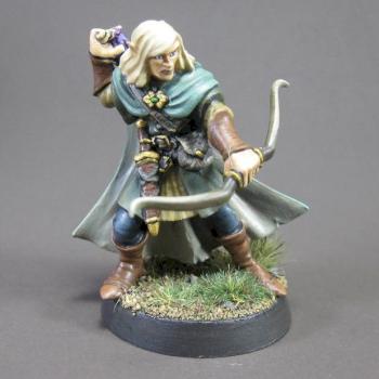 REAPER 07006: Lanaerel Grayleaf, Elf Ranger by mikecarrero