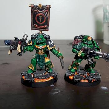 Salamander tac squad sergeant and heavy. by Dugefreshness
