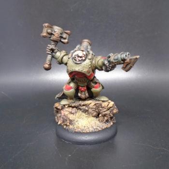 Warmachine Painted Mercenary Gorten Grundback Warcaster Caster by w013ejb