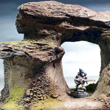 Hanging Natural Rock Bridge Hill by 3T Art