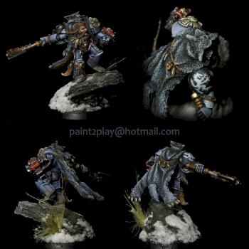 Logan Grimnar Space Wolves Lord by onei