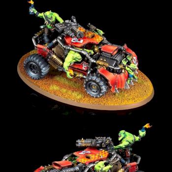 Orks Boomdakka Snazzwagon by Dk suwit