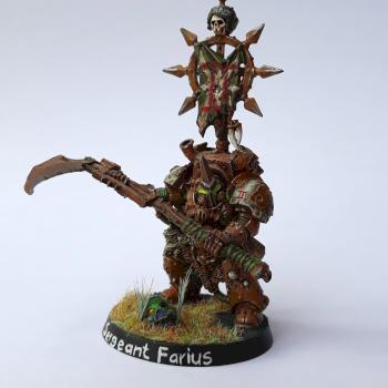 Sergant Farius - Typhus - Herald of the Plague God by Christopherus Banner