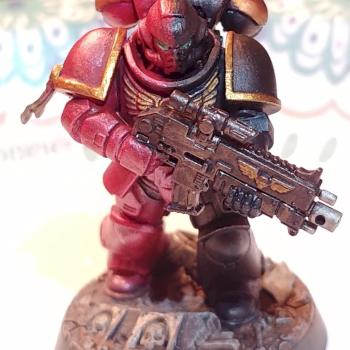 Blood Sanguine Space Marine by Dark Trainer