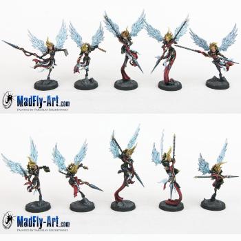 Sisters Angels Troops by MadFlyArtStudio