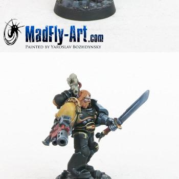 Deathwatch Marine by MadFlyArtStudio