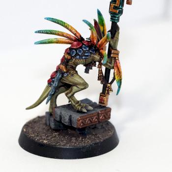 Skink priest by Aenarel