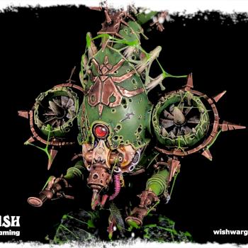 Death Guard Foetid Bloat-drone by Wish Wargaming
