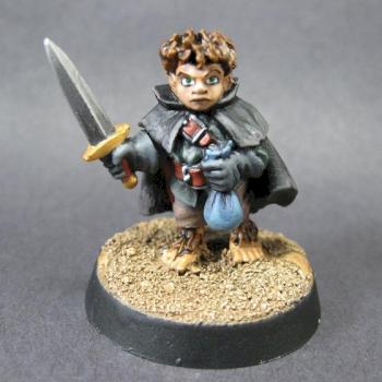 07004: Stitch Thimbletoe, Halfling Thief by mikecarrero