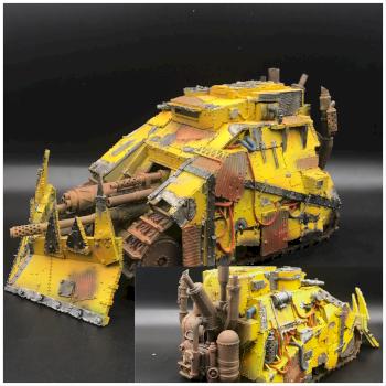 Forgeworld Ork Killtank Bad Moonz by PiratePaintingFXBG