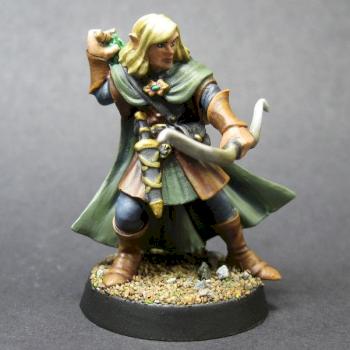 07006: Lanaerel Grayleaf, Elf Ranger by mikecarrero