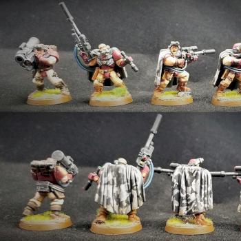 Blood Angels Scout Squad by csulli13
