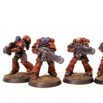 Blood Angels Primaris Hellblasters by Grim Factorum