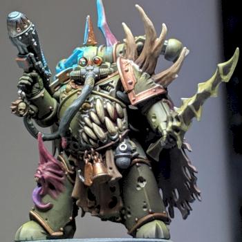 Plague Marine Champion by leftyuk
