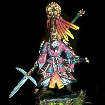 Lotus daimyo from rising sun by holominiatures