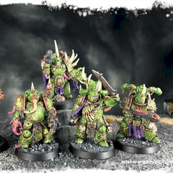 Death Guard Plague Marines by Wish Wargaming