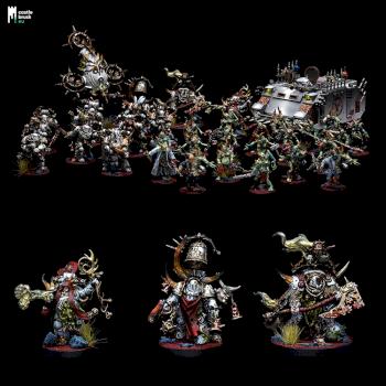 Death Guard Lords of Decay by castlebrush