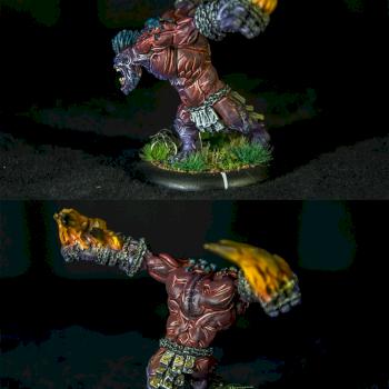 trollbloods pyre troll by holominiatures