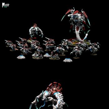 Tyranid Hive Fleet Kraken by castlebrush
