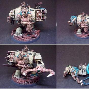 Nurgle Helbrute Conversion, Magnetized Weapons by InspiredOgreStudio