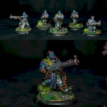 trollbloods troll sluggers by holominiatures
