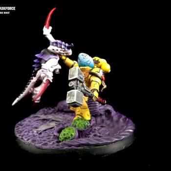 Imperial Fish space marine by Tabletoptaskforce