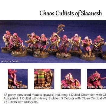 Chaos Cultists of Slaanesh by Carnak