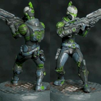 Myrmidon with Combi Rifle by ziabella