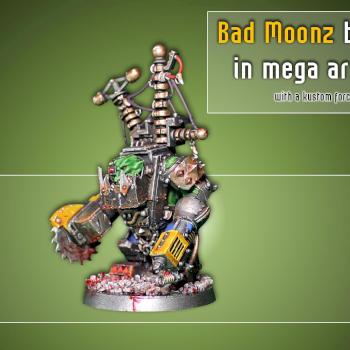 Big Mek in mega armour (with forcefield) by Venoise