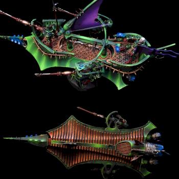 Dark Eldar Ravager by SavageDPainting