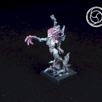 Wood Elves Drycha branchwraith japanese cherry blossom style by Awaken Realms
