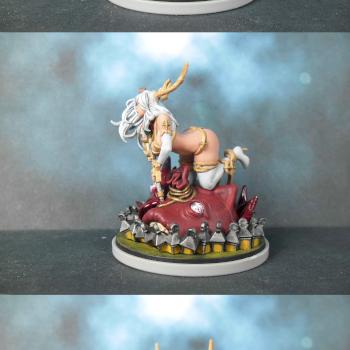 Kingdom Death Xmas Pinup Twilight Knight by Danit